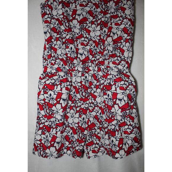 Target x Vineyard Vines Romper in Whale/ Hibiscus Pattern, Girls Size XL (14/16) - Picture 3 of 9